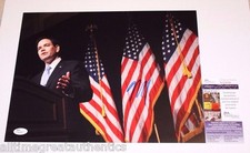 2016 REPUBLICAN MARCO RUBIO FOR PRESIDENT SIGNED CAMPAIGN 11X14 PHOTO JSA COA
