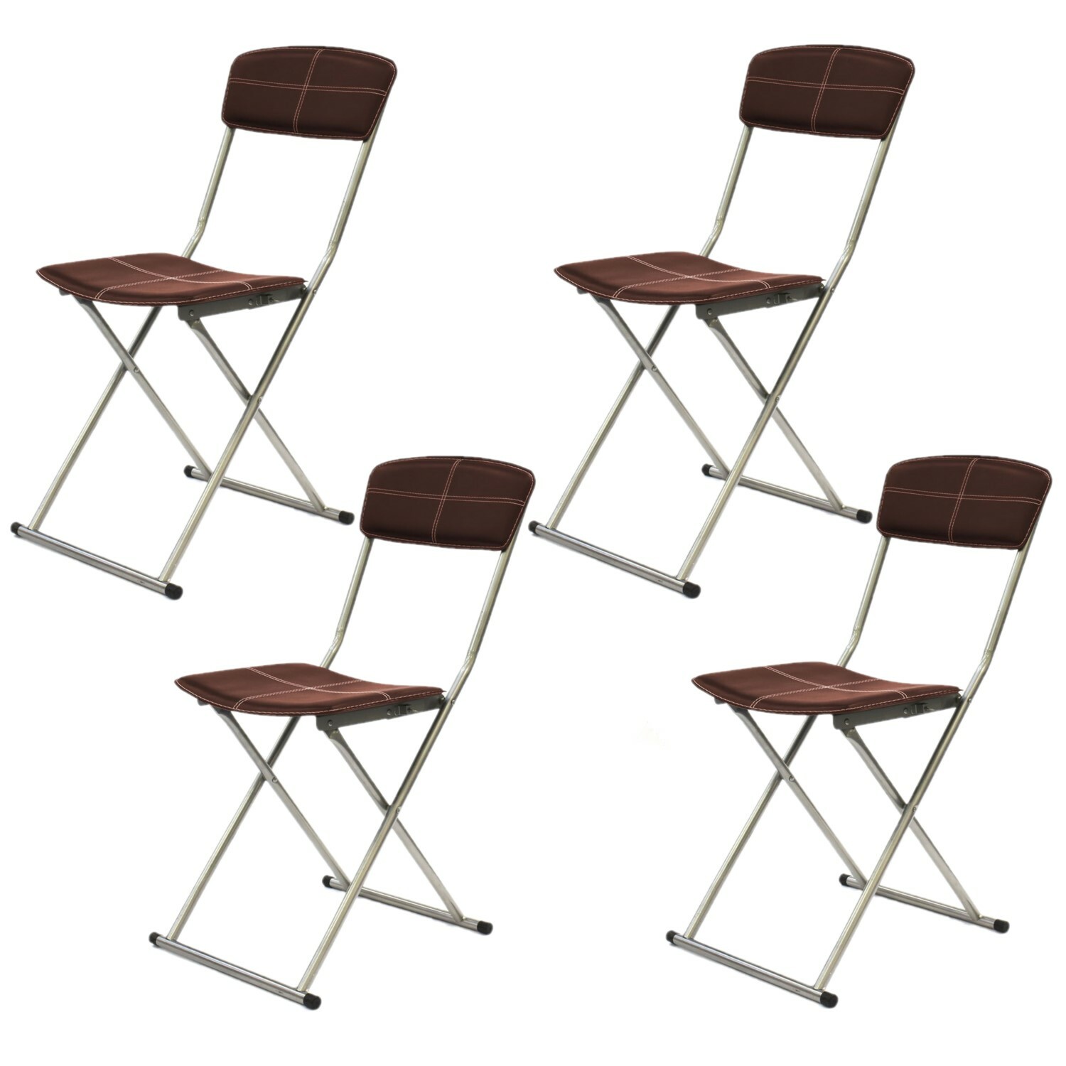 Chaise pliante de réunion Toilinux lot de 4 pour bureau et fêtes