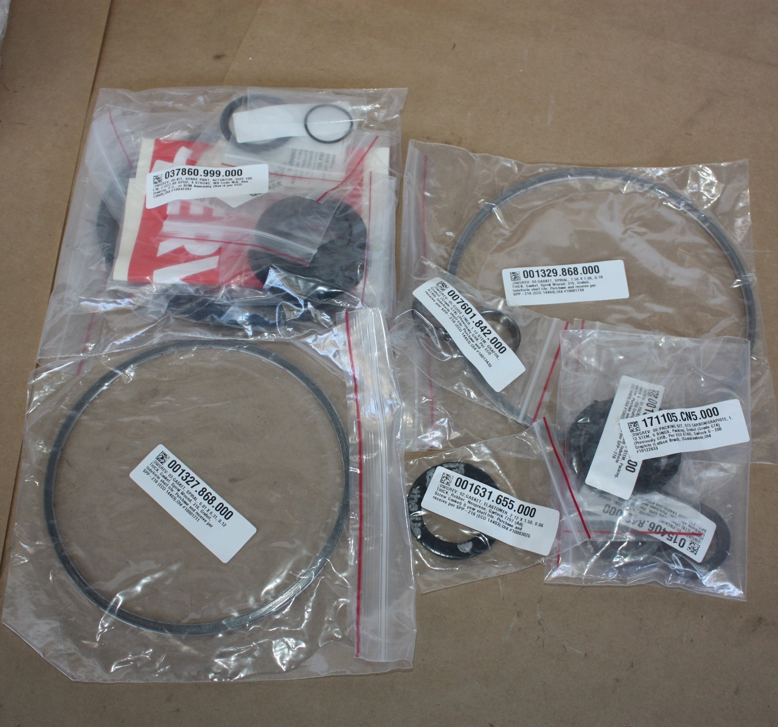 Spare Parts Kit for FLOWSERVE VALTEK DN150 Control globe valve ACTUATOR