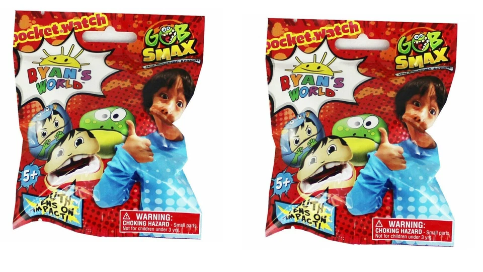 X2 Ryans World Trip Junior Gobsmax Blind Bag - Mystery Surprise Party Filler