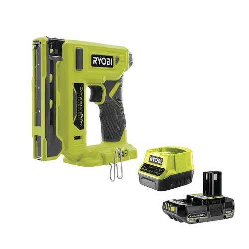 Ryobi R18ST50-0 Stapler Battery 18V ONE+ Staples 10mm 6-14mm Kit 2.5 Ah - 第 1/5 張圖片