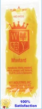 CHINESE HOT MUSTARD SAUCE INDIVIDUAL PACKETS , WY BRAND HOT MUSTARD SAUCE