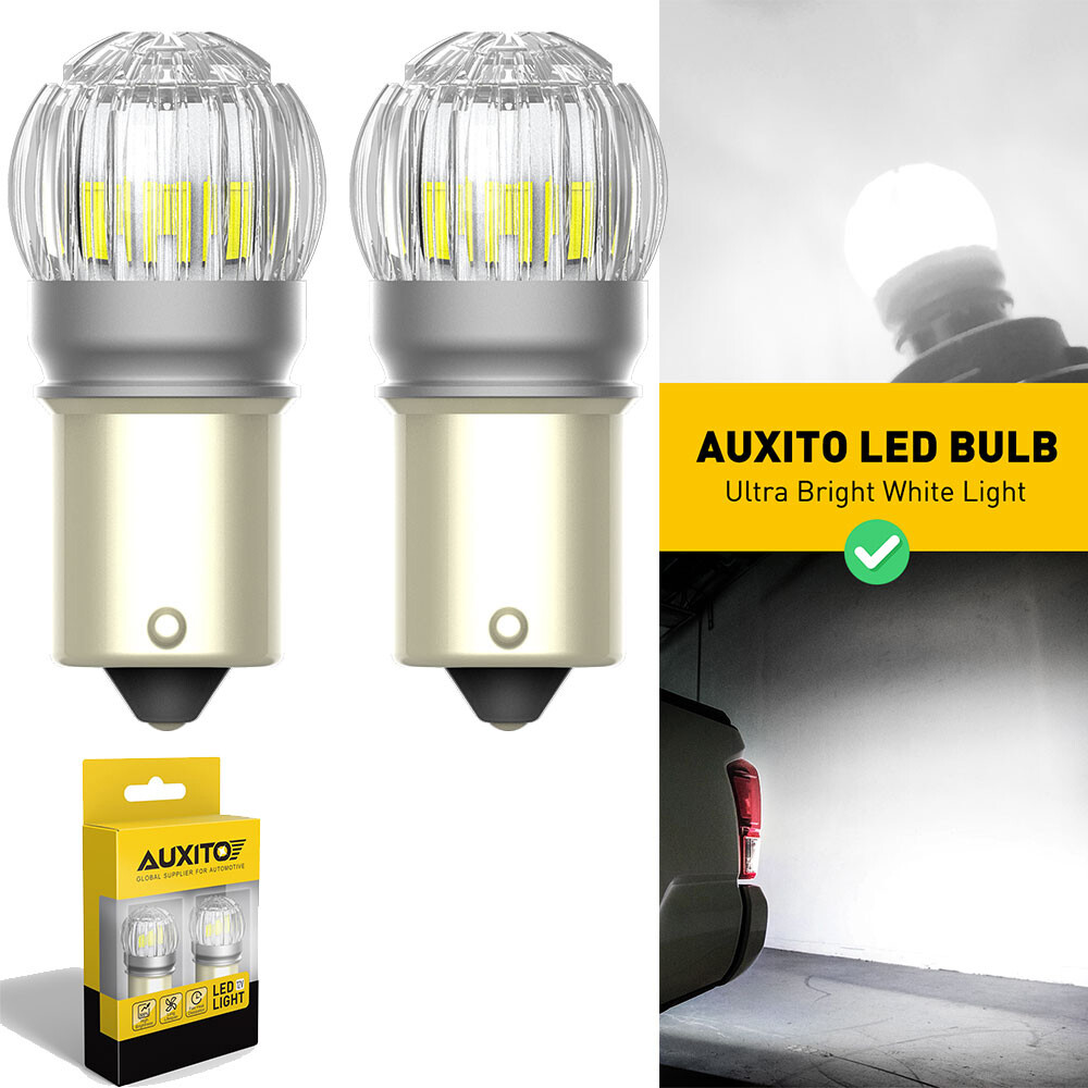 2X 1156 7506 1141 LED Backup Reverse Light Bulbs 6000K Super Bright White Canbus