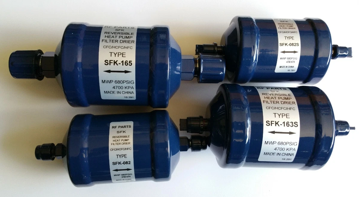 2 pcs HVAC Filter Drier Heat pump BFK SFK 163 3/8 SAE Flare Bi-Flow Liquid  Line | eBay