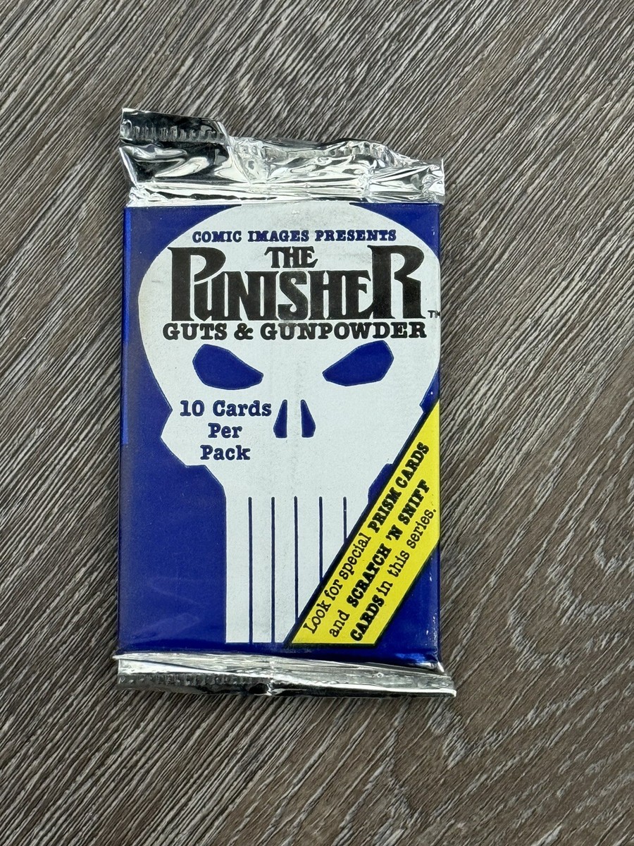 VINTAGE The Punisher Guts & Gunpowder Comic Images 1992 Card Pack