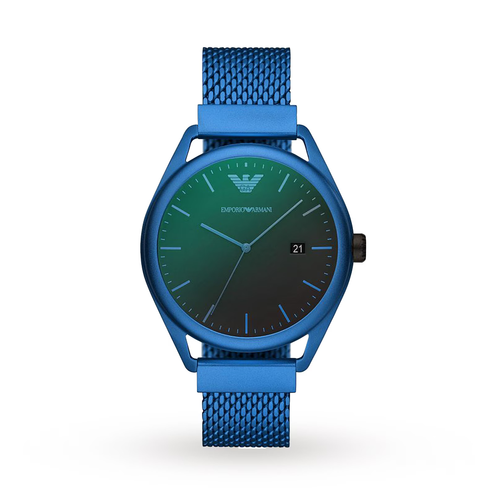 Emporio Armani Matteo  Men's Watch 43mm Green Dial Quartz AR11328