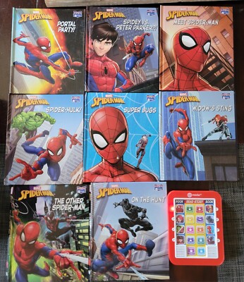 Marvel: Me Reader 8-Book Library and Electronic Reader Sound Book Set by PI Kids