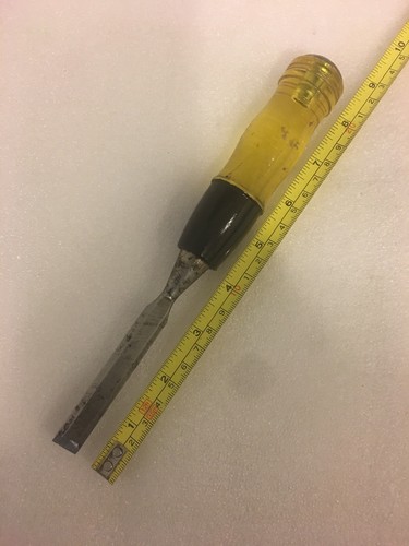 Vintage Stanley 1/2'' bevel edge chisel made in Sheffield England. - Picture 10 of 10
