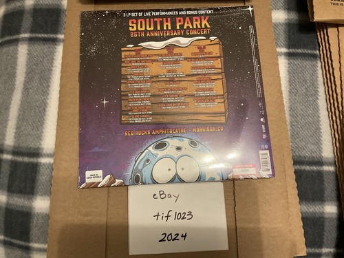 South Park 25th Anniversary Concert 3LP Blue Translucent Vinyl RSD Numbered - Picture 2 of 8