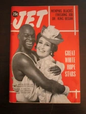 Jet Magazine December 1969 Brock Peters Claudette Nevins Jack Johnson's Past