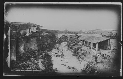 Orizaba,bridge,dwellings,buildings,river,Mexico,Detroit Publishing Company,1880