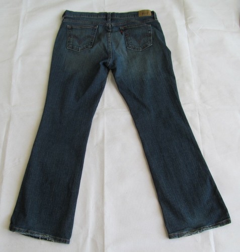 Pantalones de mezclilla para mujer Levi's corte bota 515 talla 12 cortos 30 entrepiernas medianos azul lavado - Imagen 6 de 8