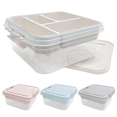 MARKENLOS Aufbewahrungsbox Organizer Schubladen Box Fach Einteiler Kosmetik Nähkästchen