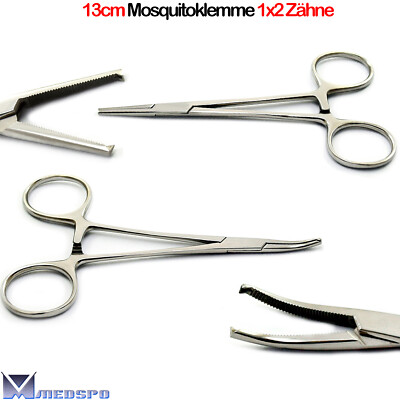 1x2 Zähne Mosquito Klemme Moskito Arterienklemme Chirurgische Gefäßklemme Zange