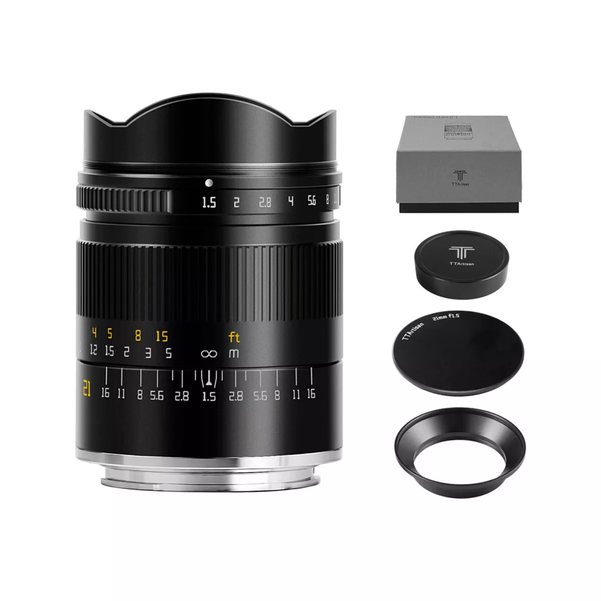 TTArtisan 21mm f/1.5 ASPH for L mount camera (Leica SL, Full Frame) =Black=