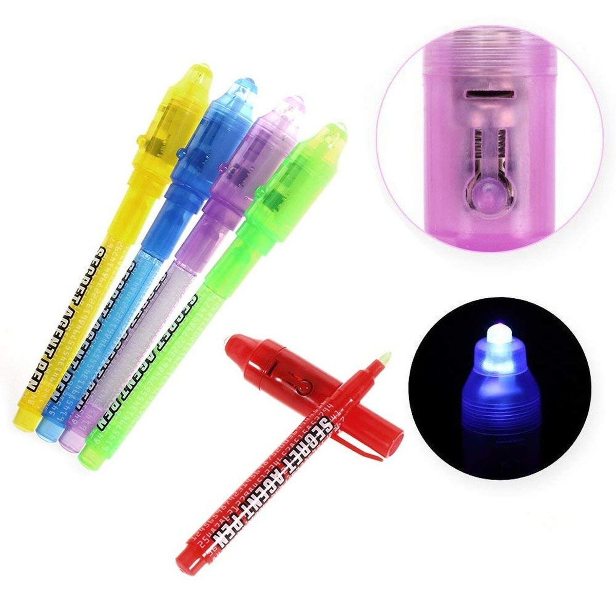 MALEDEN Invisible Ink Pen, Upgraded Spy Pen Invisible Ink Pen with