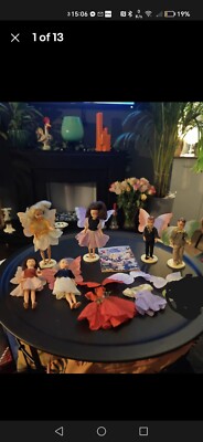 Vintage 1980er Hornby Blumenfeen Fee Puppen und Pixie Restposten KOSTENLOSER UK-VERSAND