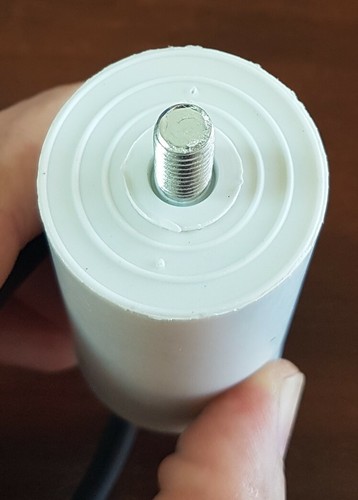 Condensateur de Service / Du Moteur 14F / Μf CBB60 450V avec Câble Et Filetage - Bild 3 von 3