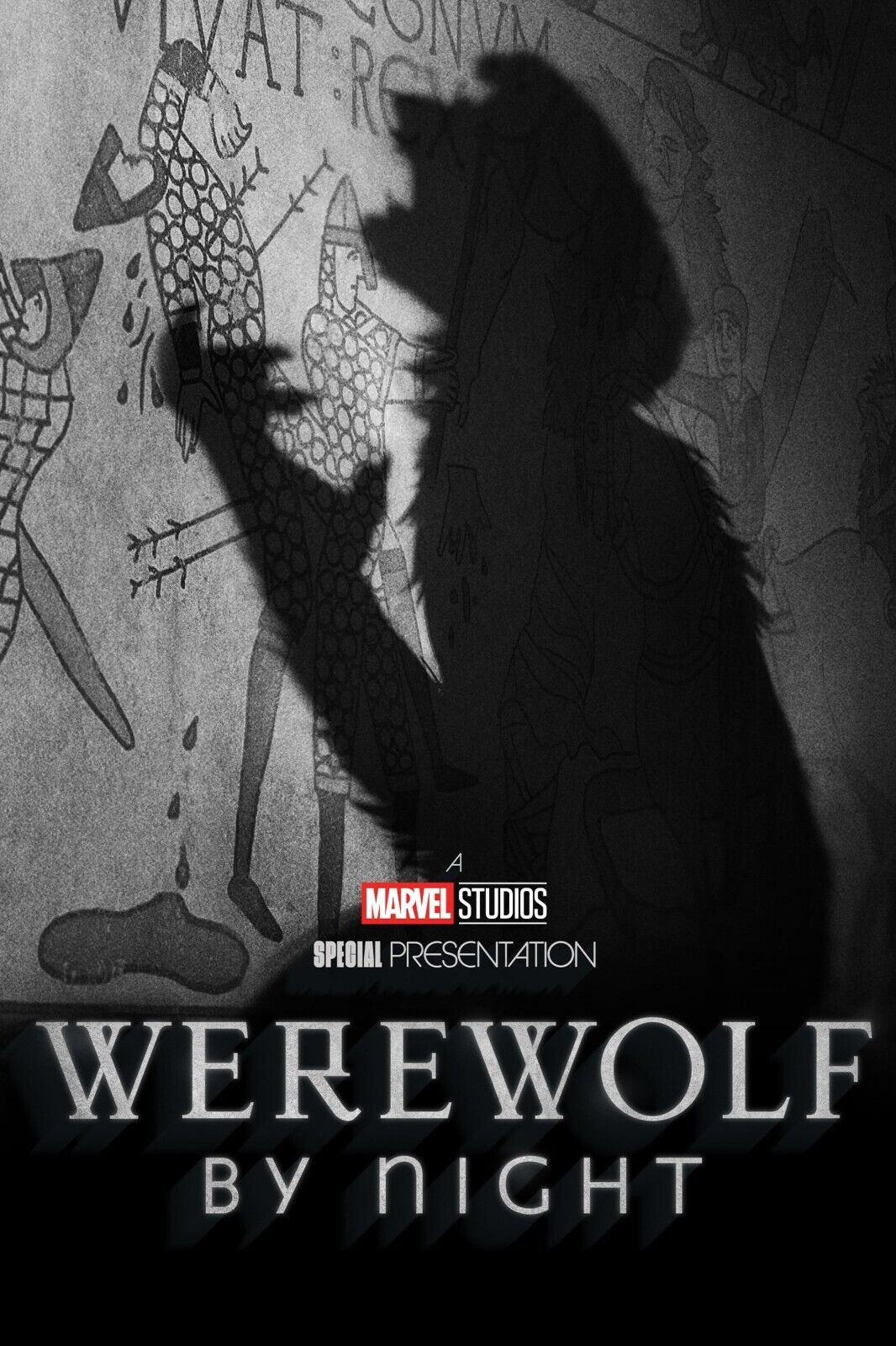 2022 Werewolf By Night Movie Poster 11X17 Marvel Jack Elsa Bloodstone🐺🌙 🍿