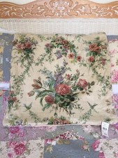1 Ralph Lauren Vanessa Euro Sham Floral Roses and Birds Rare