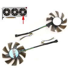 For AMD XFX Radeon VII Graphics Card Cooling Fan 4Pin FD8015H12S