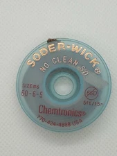 60-6-5 Chemtronics Desolder Braid No-Clean  0.21" x 5 feet