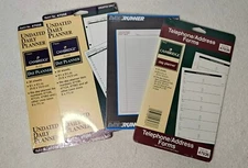 Daytimer Refill Bundle Undated Daily Planner Note Pad Telephone Address Forms