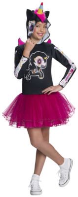 Rubies Tokidoki Dia De Los Muertos Caramelo Unicorno Halloween Costume 641190