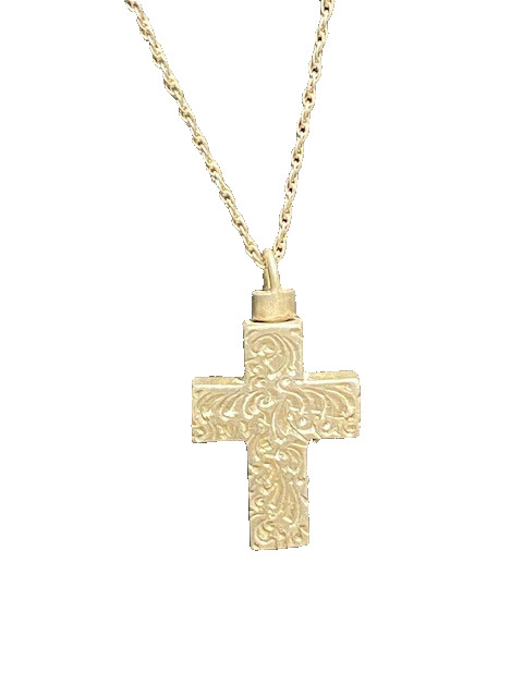 SOLID CAST 925 STERLING SILVER  CROSS WITH COMPAR… - image 1