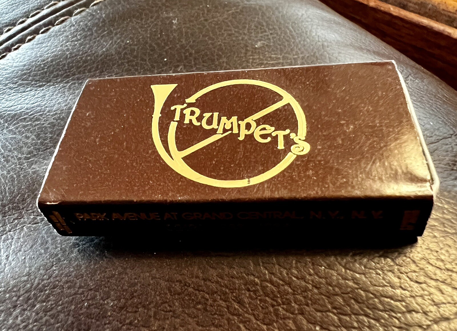 Trumpets Restaurant, Grand Hyatt, New York City, Full Unstruck Matchbox eBay