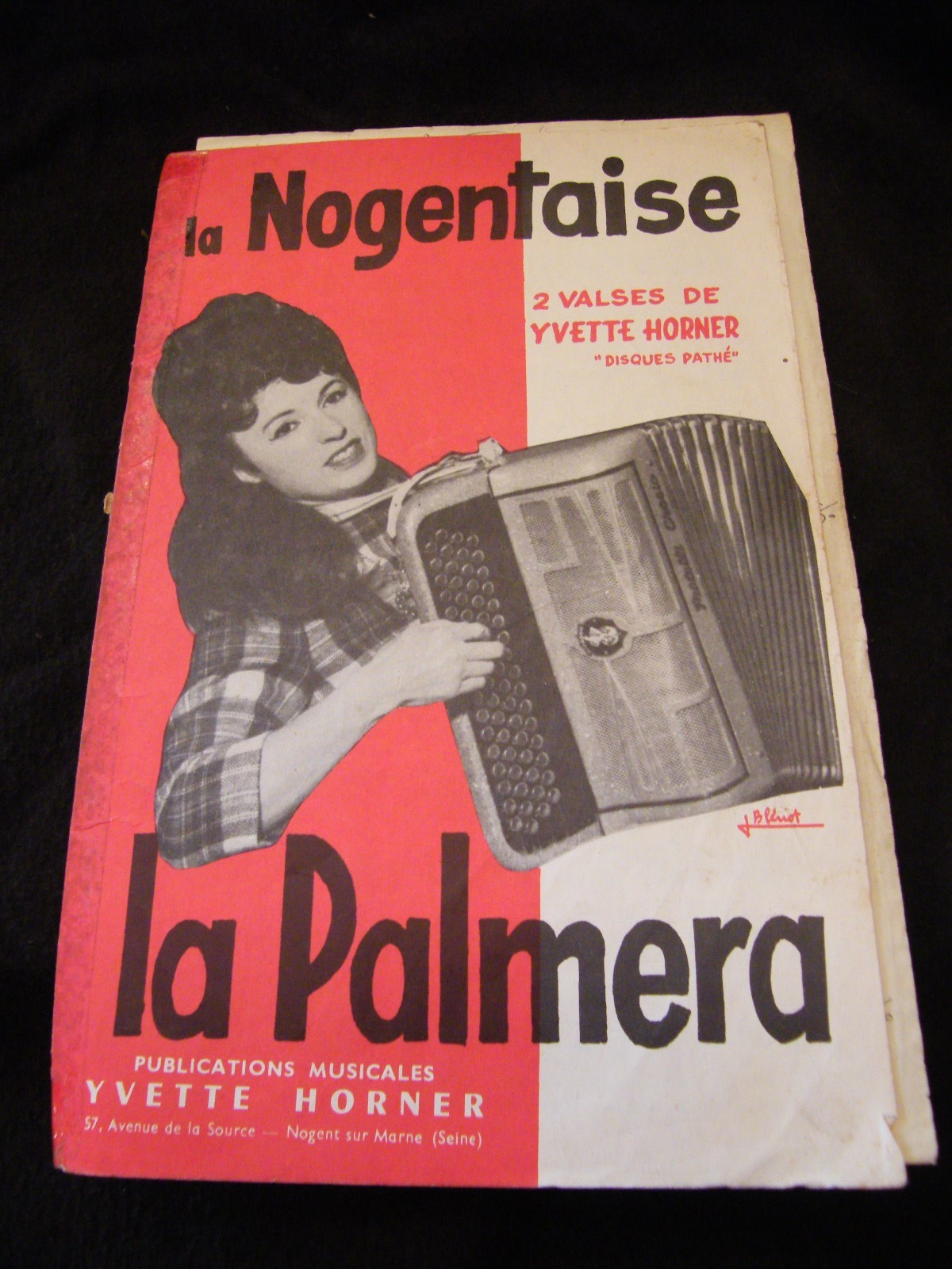 La Nogentaise Partition By Yvette Horner Music Sheet