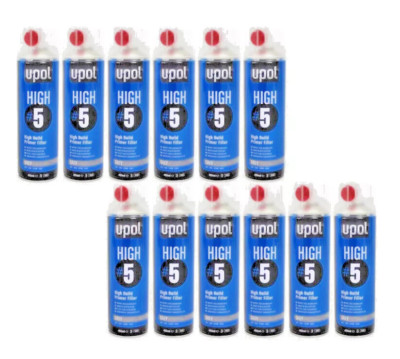 12 x U-pol High #5 Primer GRAU 450ml Aerosol High Build UPOL BESTPREIS