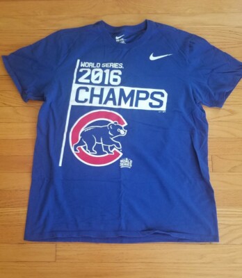 NIKE CHICAGO CUBS 2016 WORLD SERIES 