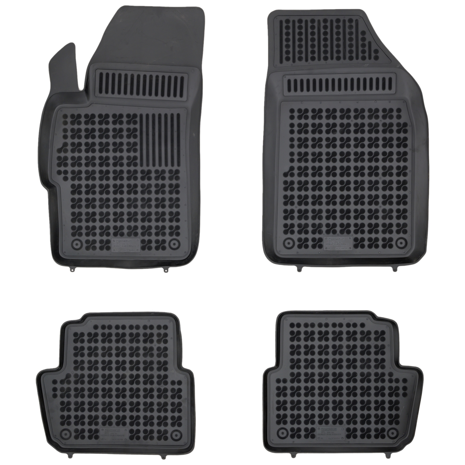 Tapis de sol Chevrolet Spark III Rezaw-Plast en caoutchouc premium inodore