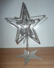 3 dimensionaler Stern aus Metall zum Hinstellen