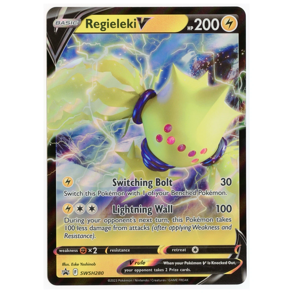 regieleki pokemon card price Regigigas Regidrago Regirock Regice Vmax Gx Ex Vstar Ash Ketchum Gx Ultra Rare Card Type Regieleki V Pokmon TCG Cards