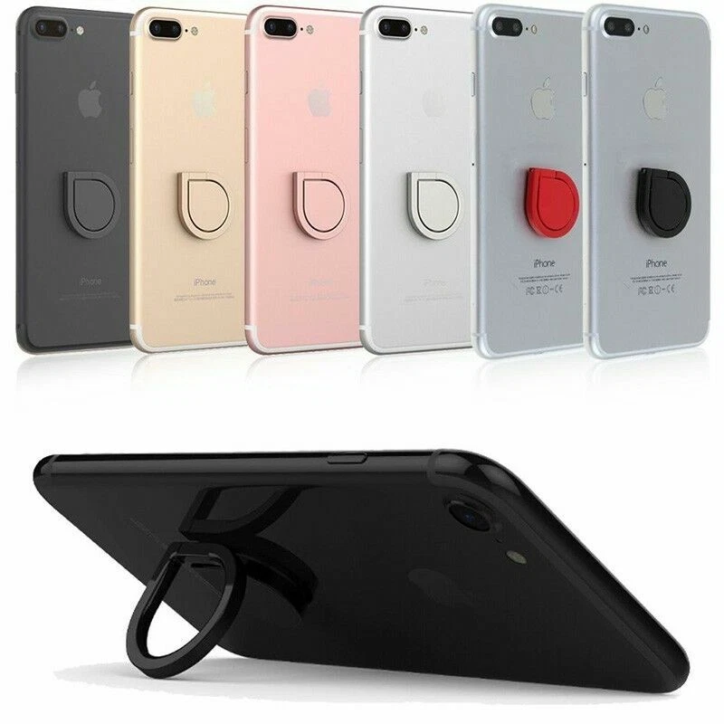 360°Finger Grip Metal Ring Stand Holder For All Smart Phones Tablet iPhone i Pad - Image 2 of 4