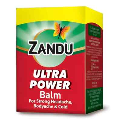 Lot De 10 Baumes Zandu Ultra Power Balm Herbal - 8 Ml Chacun - Ayurvédique