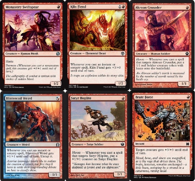 Mono Red Pump Deck Monastery Swiftspear MTG Magic Gathering 60