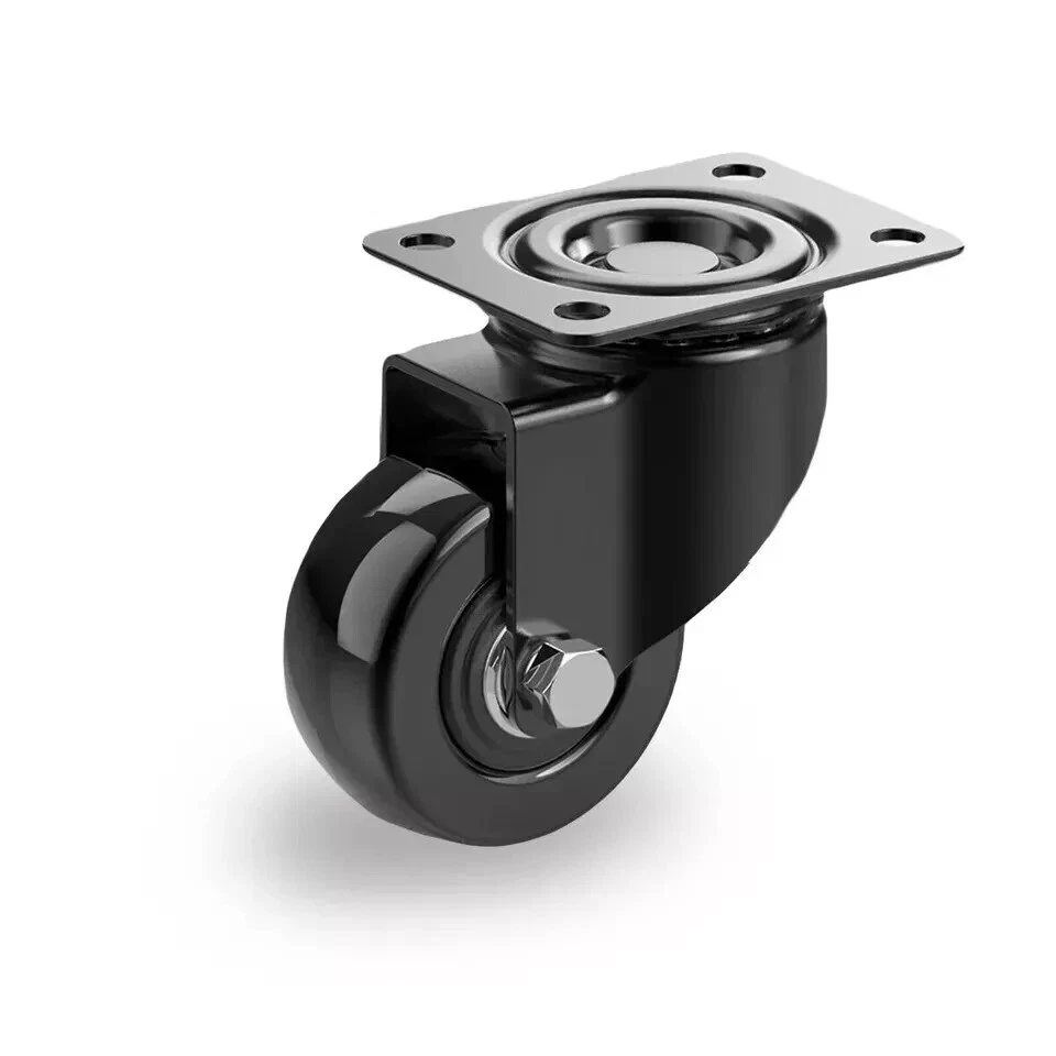 4 X Heavy Duty 50mm Swivel Castor Wheels Trolley Furniture Casters PU 200kg - Image 4 of 4