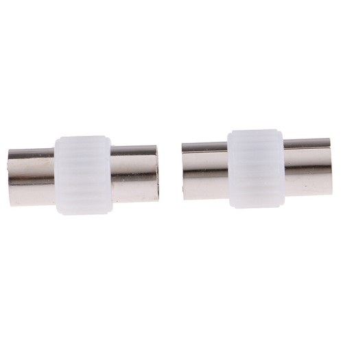 2pcs Female to Female Antennas TV Plug Jack RF Coaxial Adapter ZYy3 - Zdjęcie 7 z 12