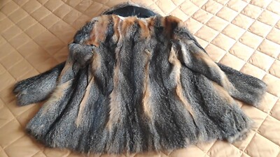 edle Jacke echt Fuchs GRISFUCHS Pelz Fuchsjacke ECHT Fell 40