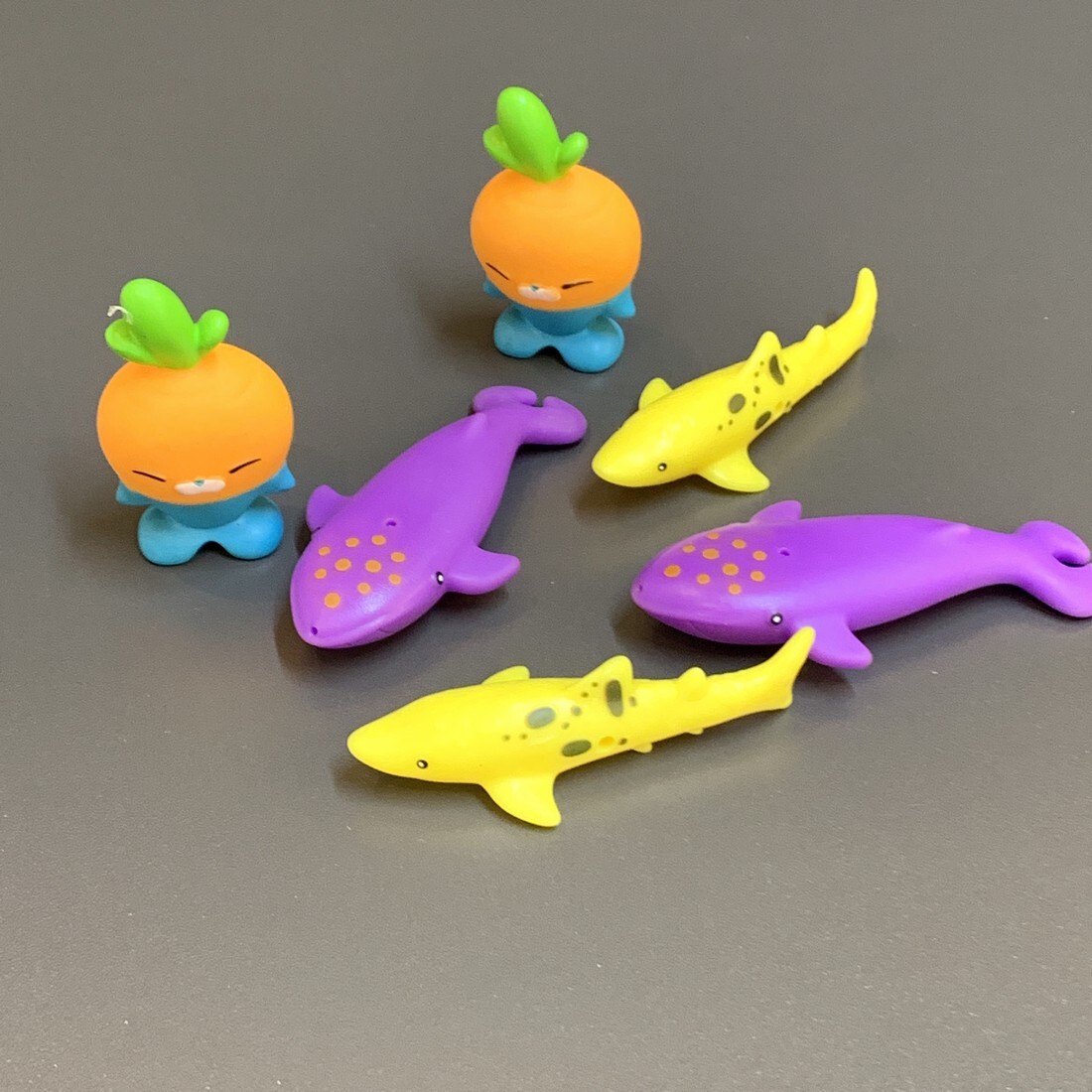 6X Fisher Price Octonauts THE VEGIMALS Tunip Barrot Codish Playset