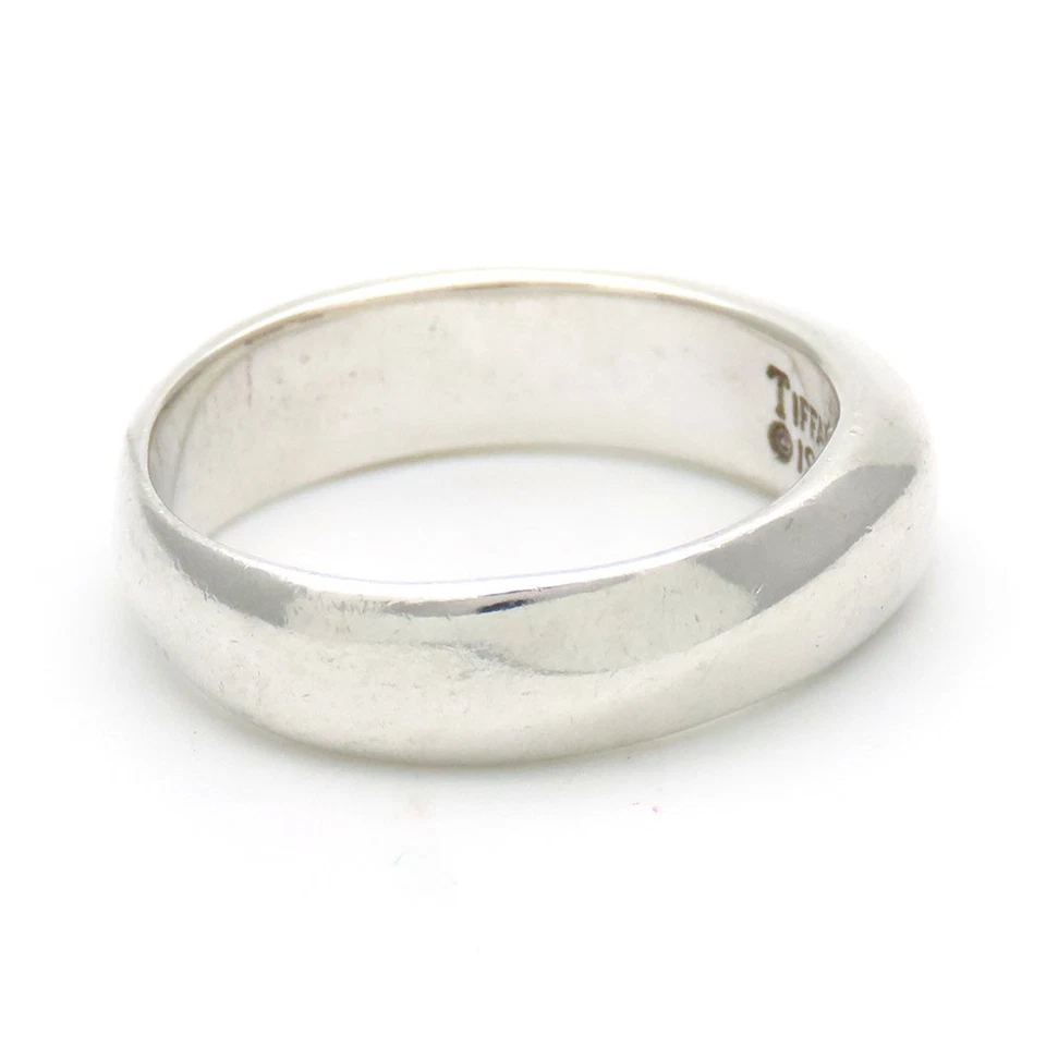 USATO TIFFANY&Co. Anello bordo coltello US 6-6,5 argento925 4,4 g argento - Immagine 2 di 4