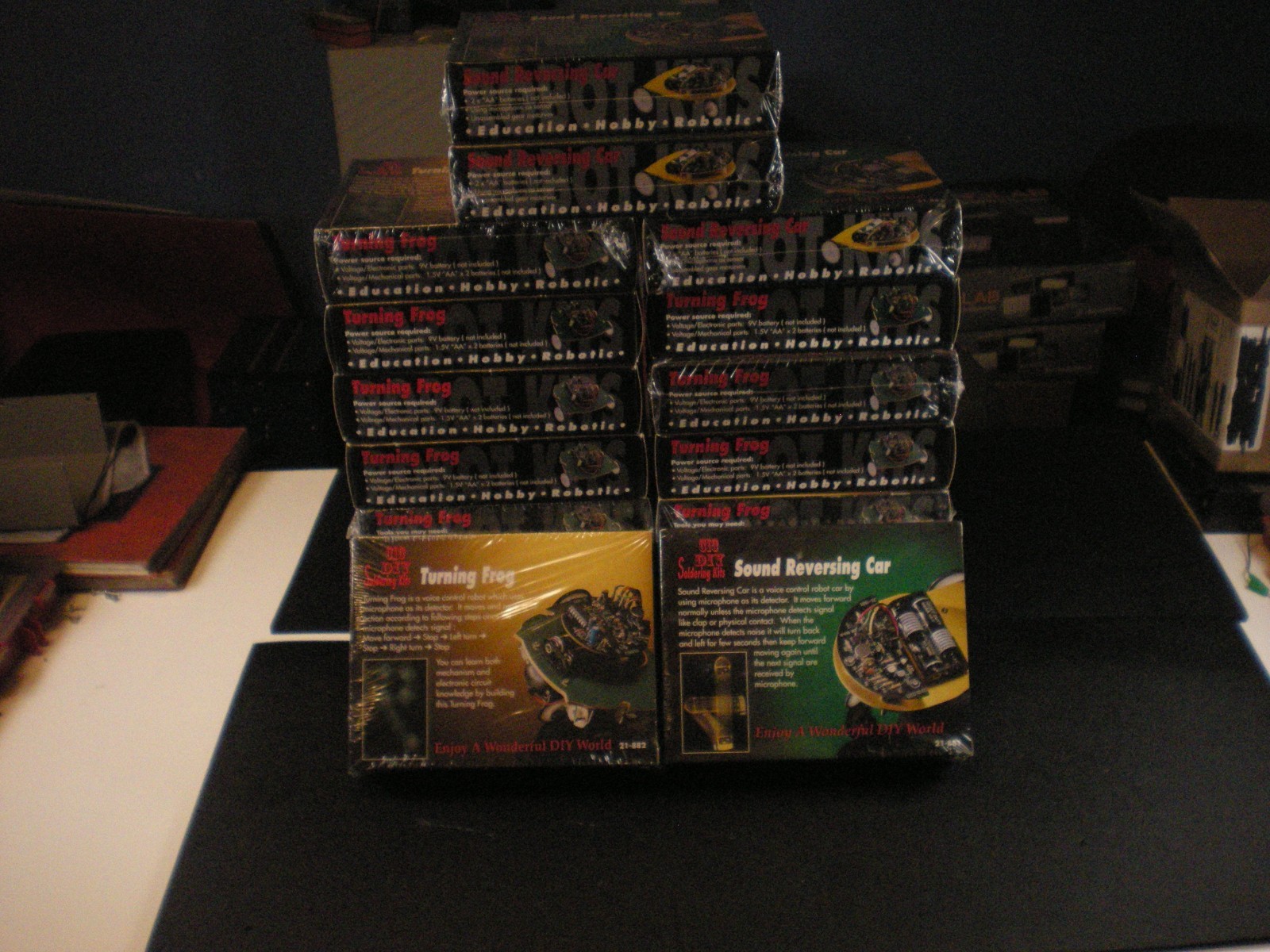 Bulk for Resellers, Electronic Robotic Project kits, 18 units (SEE DESCRIPTION)