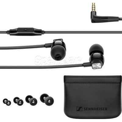 Genuine Sennheiser CX 300S In-Ear Headphones w/ 1-Button Smart Remote MIC, Black