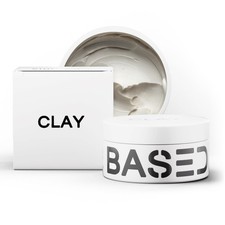 BASED Hair Clay for Men Strong Hold Texturizing Low Shine Styling Clay 3 oz