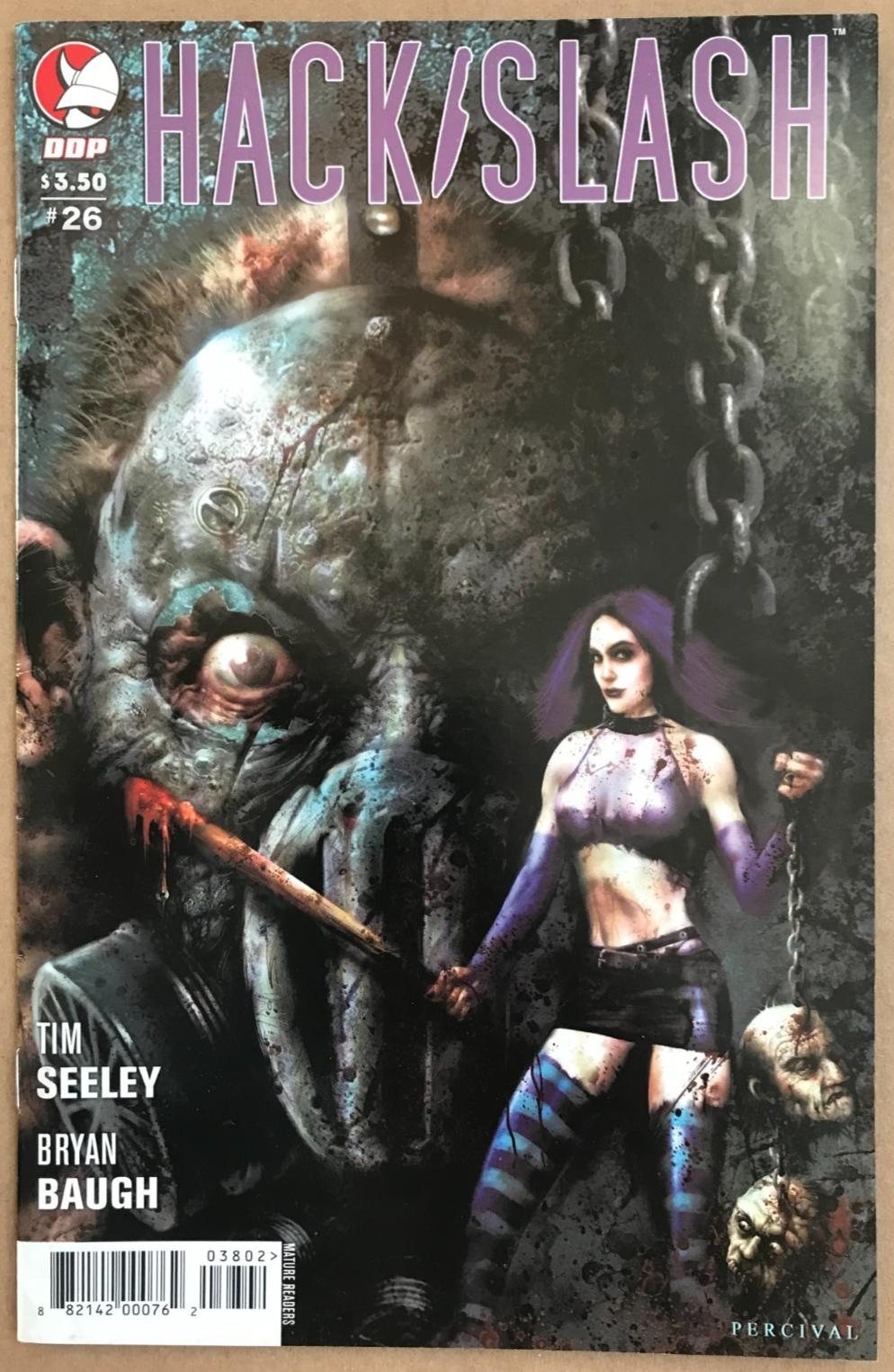 Slash 26 Hack Slash #26 By Seeley Baugh Cassie Vlad Slasher Horror Variant B DDP ...