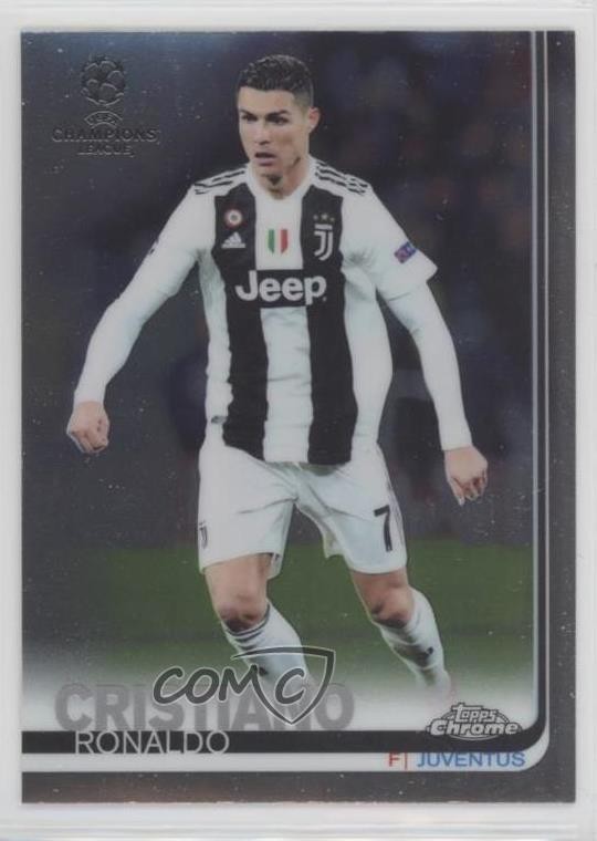2018-19 Topps Chrome UCL Cristiano Ronaldo (Running) #100 12g7