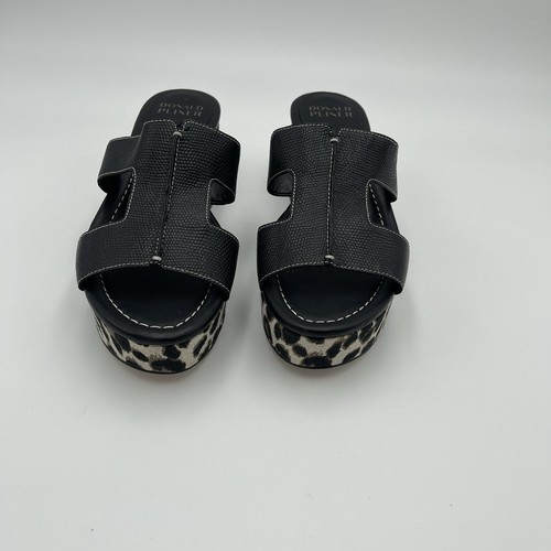 Donald Pliner Disco Lizard Embossed Platform Heeled Sandal SZ 8.5-MSRP $228 - Picture 11 of 11